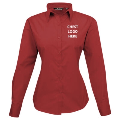 Bandstands women's long sleeve shirt - chest print only Thumbnail