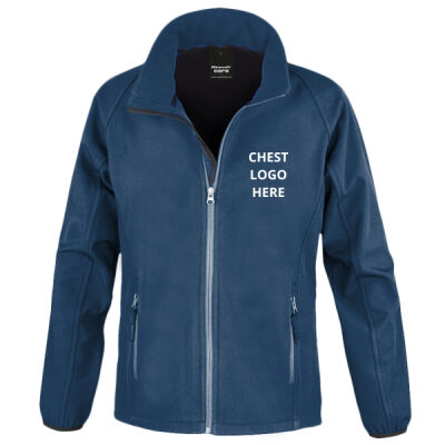 Bandstands men's softshell jacket - chest print only Thumbnail