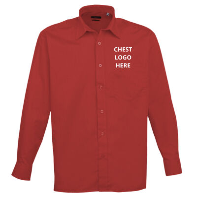 Bandstands men's long sleeve shirt - chest print only Thumbnail