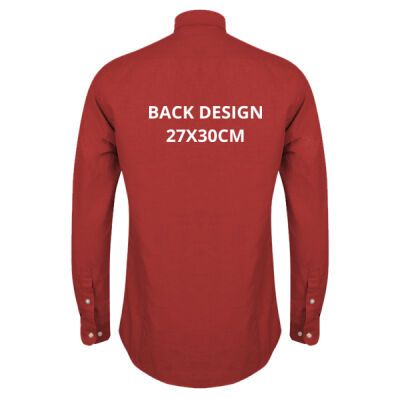 Bandstands men's long sleeve shirt - chest and back print Thumbnail