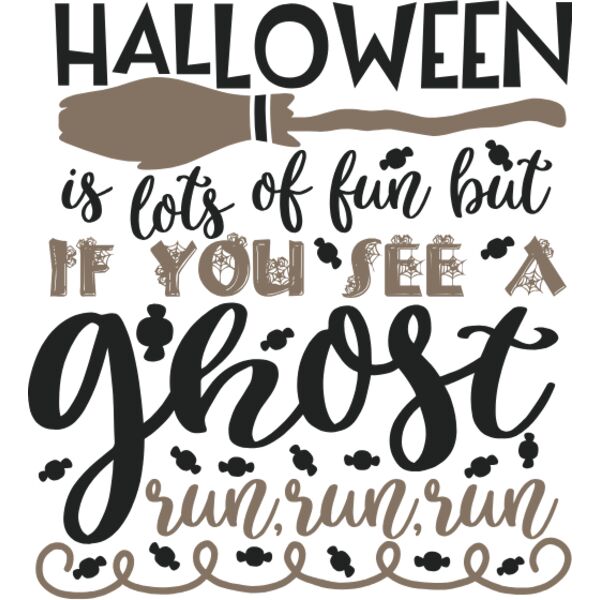 Halloween is lots of fun but if you see a ghost run  run  run Thumbnail