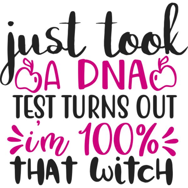 just look a dna test turns out im 100 that witch Thumbnail