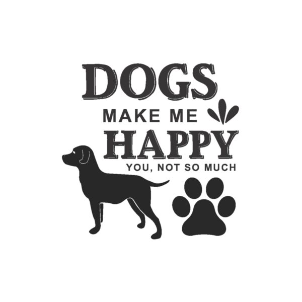 Dogs Make Me Happy Thumbnail