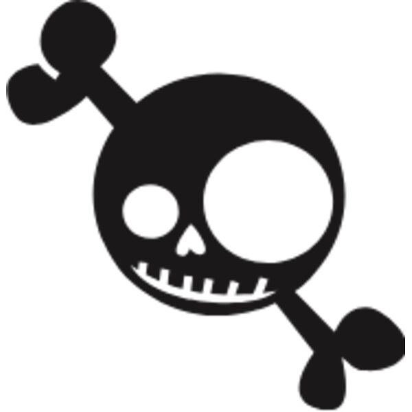 Stitched smile cute skulls Thumbnail