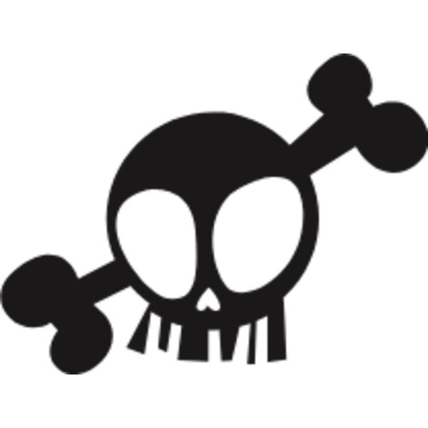 Cute skull and bone Thumbnail