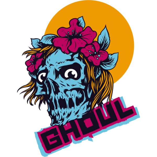 Graphic flower power ghoul Thumbnail
