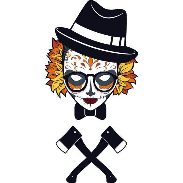 Day of the dead trilby face Thumbnail