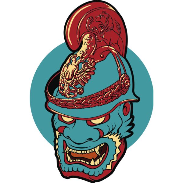 Oriental warrior helmet Thumbnail