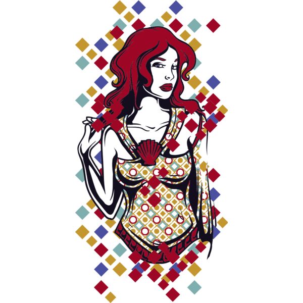 Graffiti art woman Thumbnail