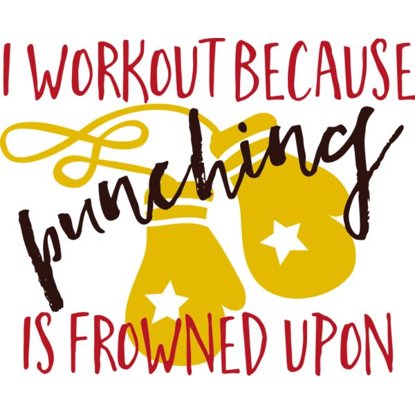 I workout because punching is frowned upon Thumbnail