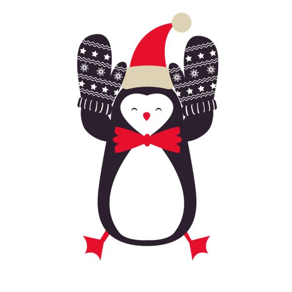 Penguin in mitts Thumbnail