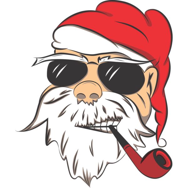 Santa with pipe Thumbnail