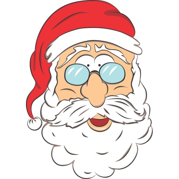 Santa looking over glasses Thumbnail