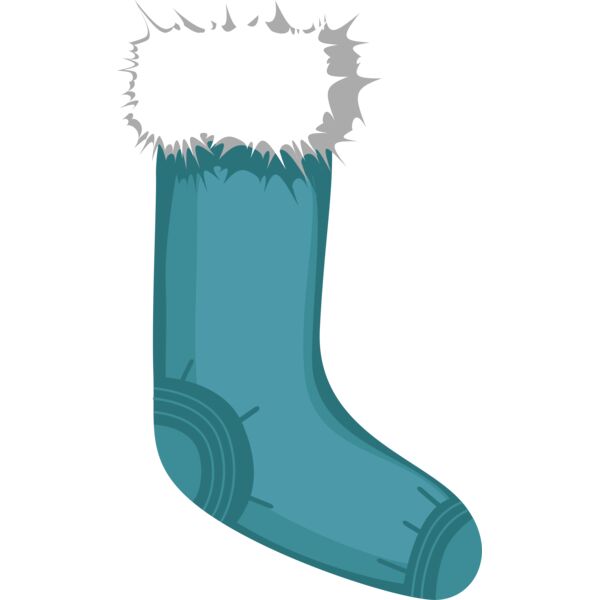Blue Christmas stocking Thumbnail