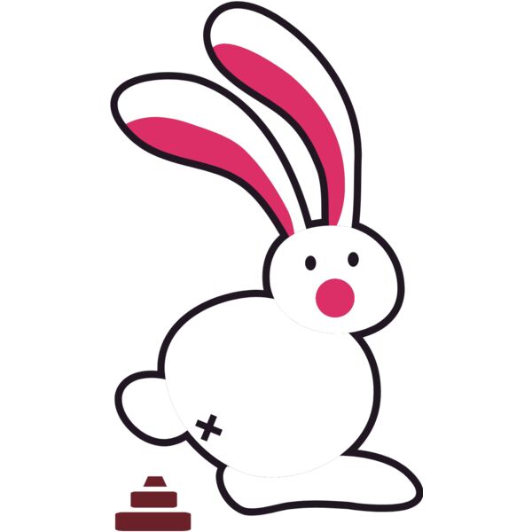 Pooping bunny Thumbnail