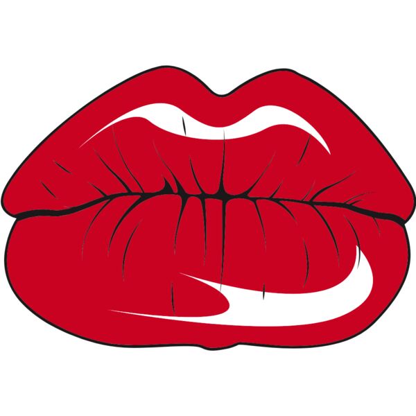 Closed mouth red lips Thumbnail