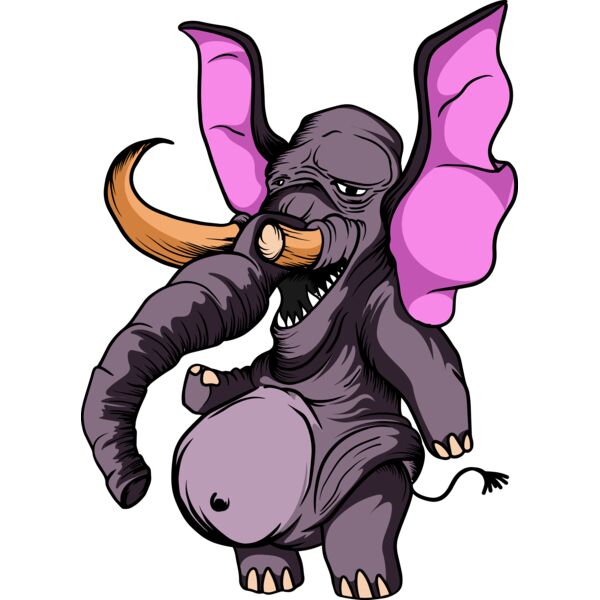 Wrinkled elephant Thumbnail