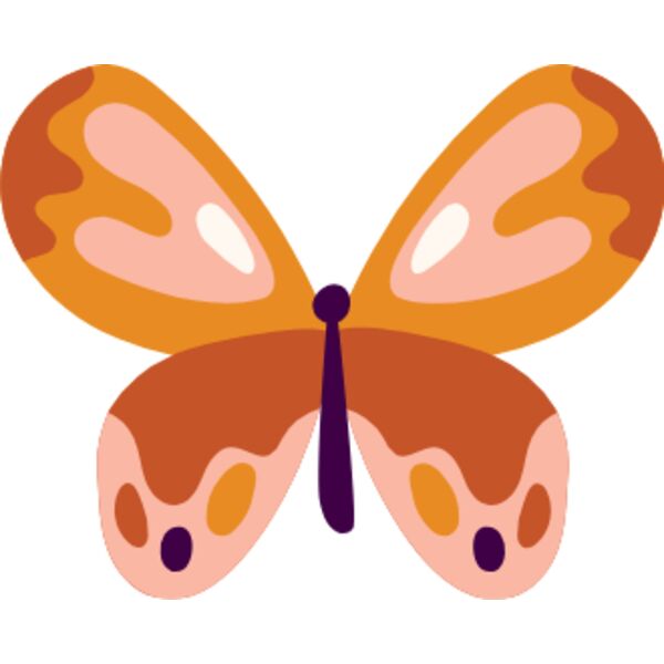 Ochre patterned butterfly Thumbnail