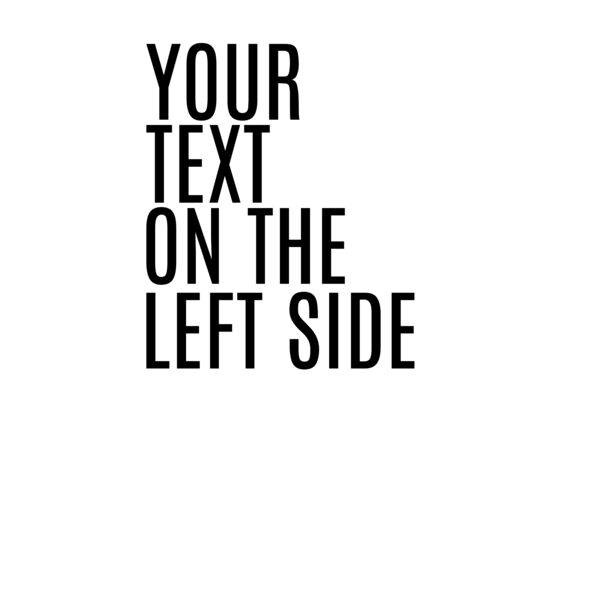 Text on the Left Thumbnail