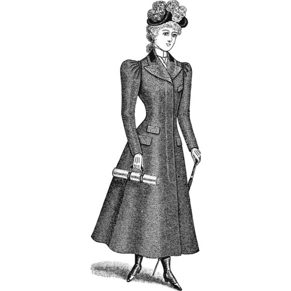 Victorian woman vintage print 4 Thumbnail