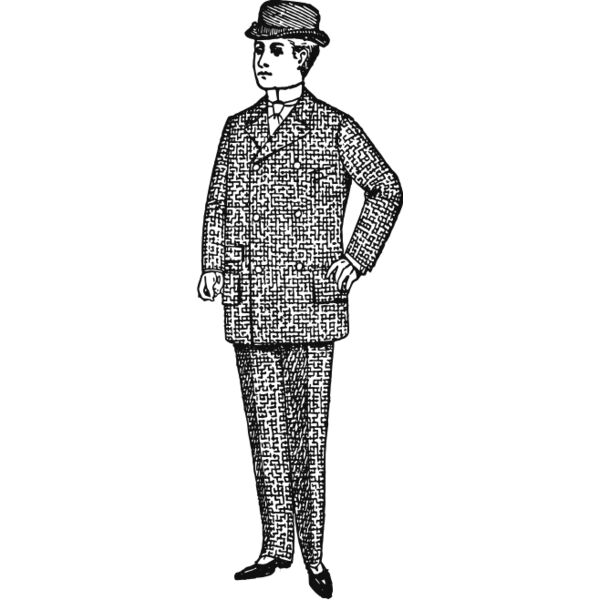 Victorian man vintage print 4 Thumbnail