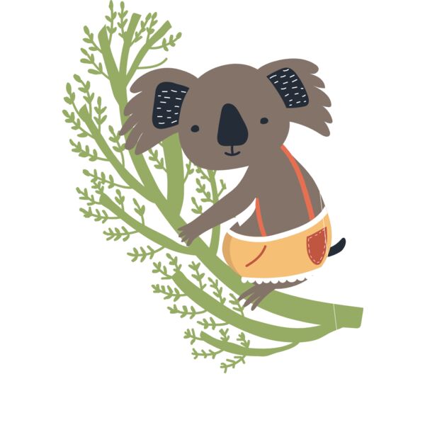 Koala in dungarees Thumbnail