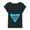 Women's Rounders slub rolled sleeve t-shirt Thumbnail